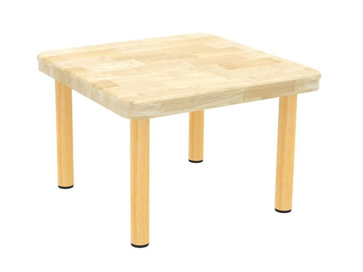 Round Solid Beech Table Children Furniture 60*60cm