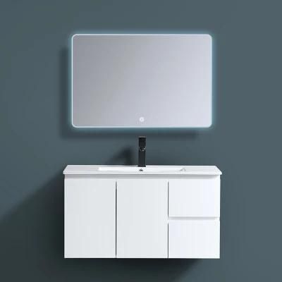 Modern Bathroom Cabinet Vanities Set Cabinet with Ceramic Sink MDF Vanity