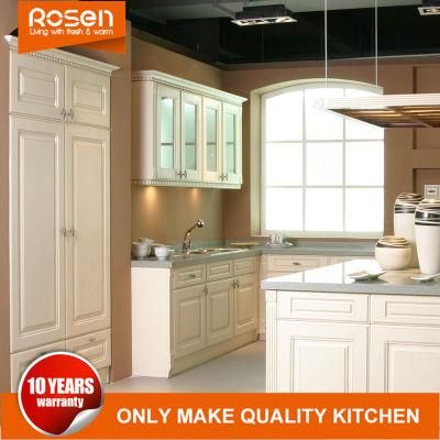 Buy Modern Style Solid Wood White Cupboards Kitchen Cabinets Online