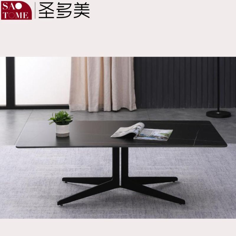 Modern Light Luxury Leisure Furniture Living Room Rectangular Coffee Table