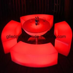 LED Bar Stool Work with Li-Battery Plastic Event Furniture for Sale