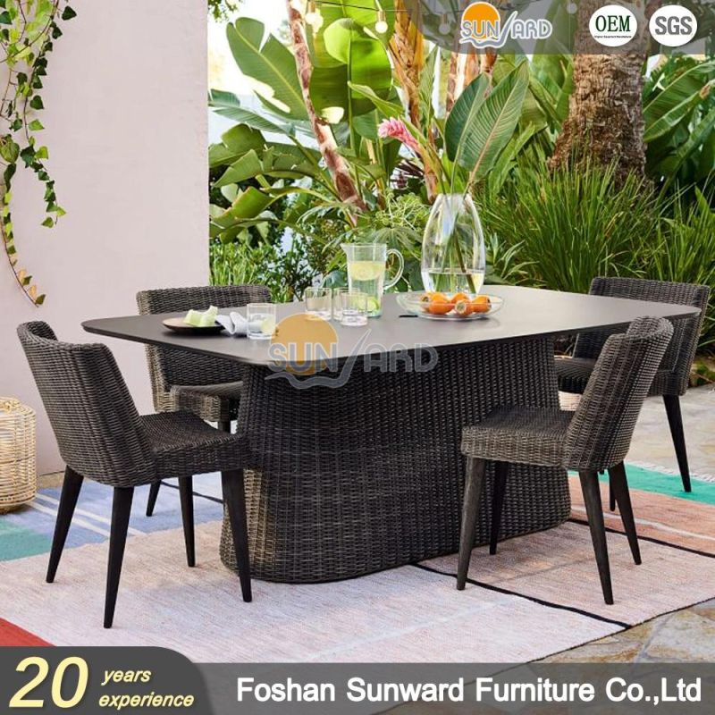 Modern Rattan Wicker Dining Room Garden Hotel Restaurant Furniture