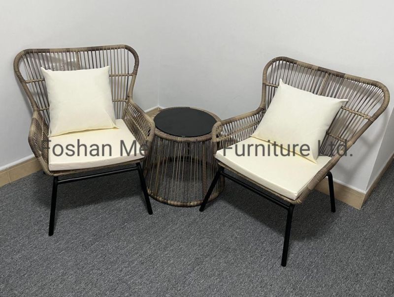 Outdoor Metal Rattan Garden Hotel Leisure Coffee Table Beach Chair