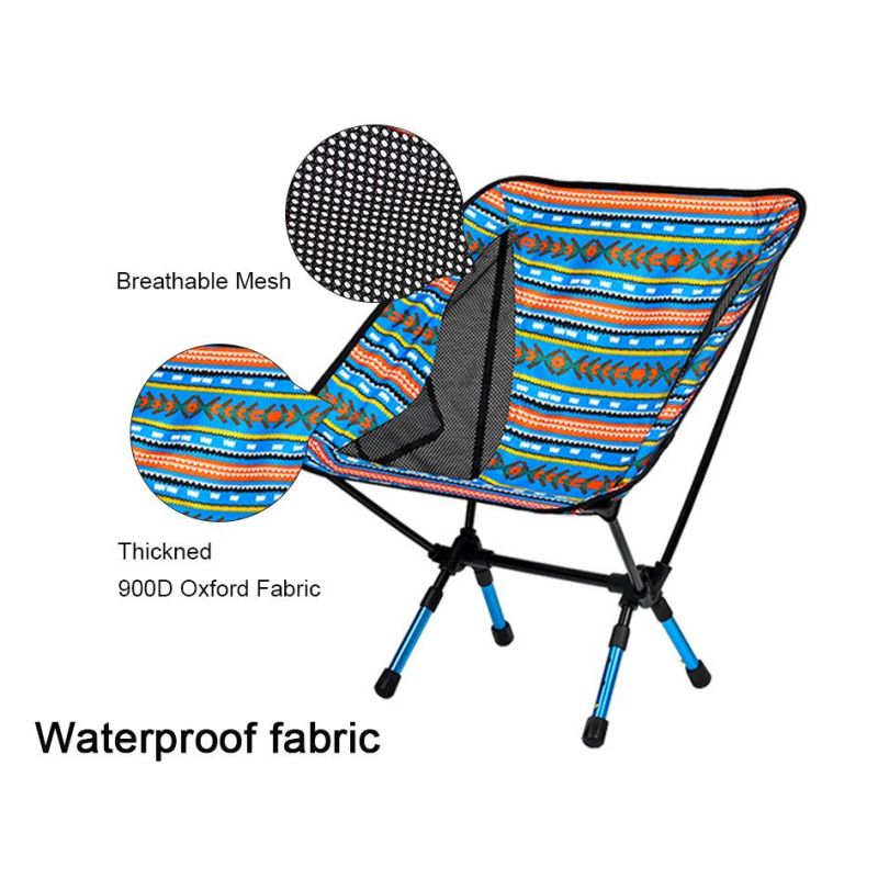 Indian Style Outdoor Camping Portable Folding Aluminum Moon Chair