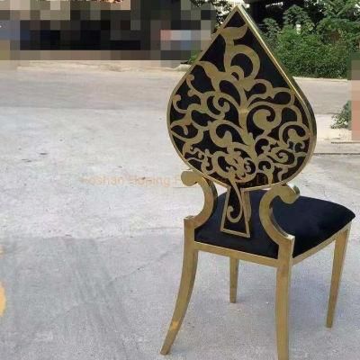 Modern Tiffany Chair Hotel Restaurant Furniture Luxury Banquet Wedding Dining Table and 6/ 8/ 10 / 12/ 24 People Chair Gold Dining Chairs
