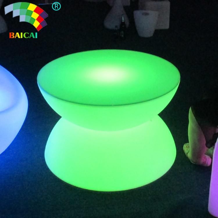 Fahsionable Luminousldpe Plasticlight up Coffee Table