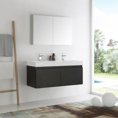 Factory Wholesale Modern Bathroom Furniture Sanitary Ware Basin Cabinet Wall Mounted Bathroom Vanity