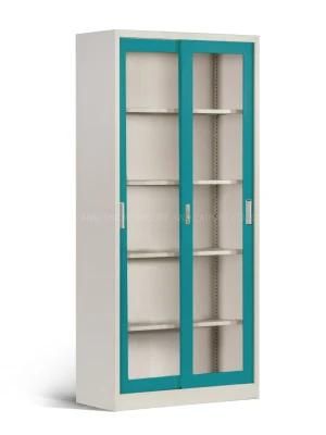 China Glass Door Ultility Cupboards Metal Document Storage Office Furniture Bulkbuy Steel Office Bookcase Filing Cabinet
