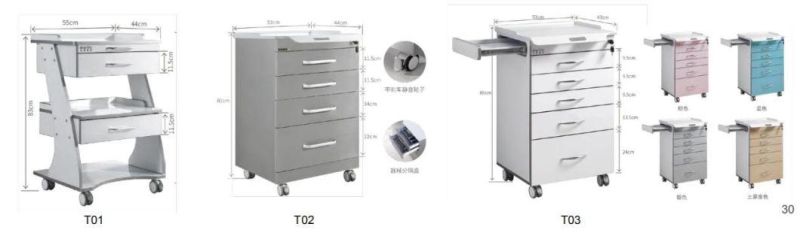 Luxury Mobile Modern Dental Clinic Furniture Cabinet