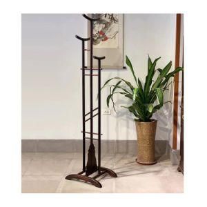 Modern Art Style High Quality Hat Stand Clothes Coat Rack Stand in Mahogany Furniture