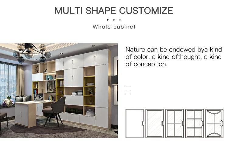 a Variety of Styles Customized White and Gray Cabinets for Clothes Storage