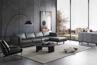 Manufacture Furniture Livingroom Furniture Luxury Leather Sofa for Villa GS9037
