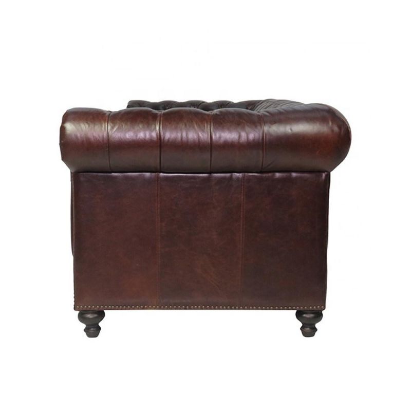 Luxury High-End Customize Furniture European Italian Sofa Geniun Leather Sofa