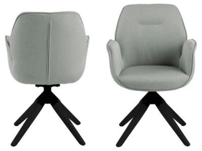 Wholesale Design Room Furniture Nordic Velvet Modern Luxury Dining Chairs with Metal Legs