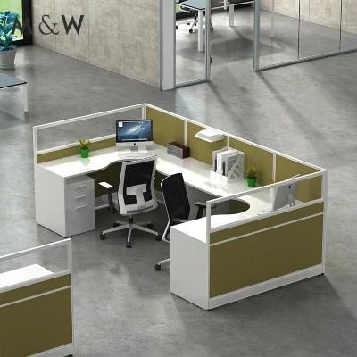 Wholesale 4 Person Cubicle Workstation Modern Commercial Table Desk Office Furniture