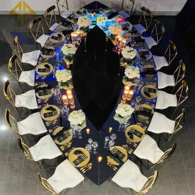 New Arrival Popular Shine Golden Metal Stainless Steel Frame Glass Top Coffee Tea Table Living Room Side Table Home Furniture