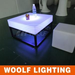 White Plastic Modern LED Illuminated Furniture