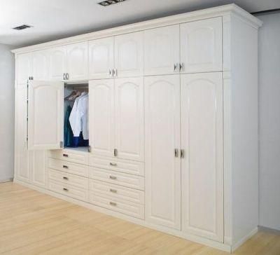 Wholesale Bedroom Furniture Wood Wardrobe in Optional Cabinet Color