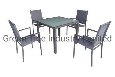 Hot Modern Style Home Dining Furniture Coffee Steel Restaurant Table Wholesale Table Metal Iron Legs Glass Material Table