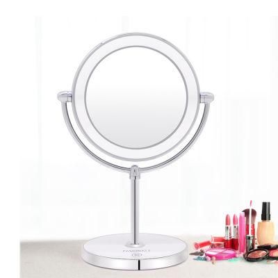 Best Selling Double Sided Magnifying Metal LED Makeup Mirror