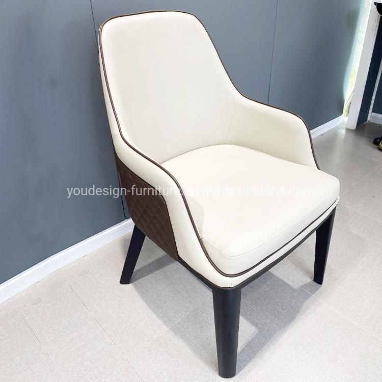 Modern Luxury Dining Room Dining Chairs Leather Covers Dining Chair Set Designs Furniture in Chairs for Villa Hotal