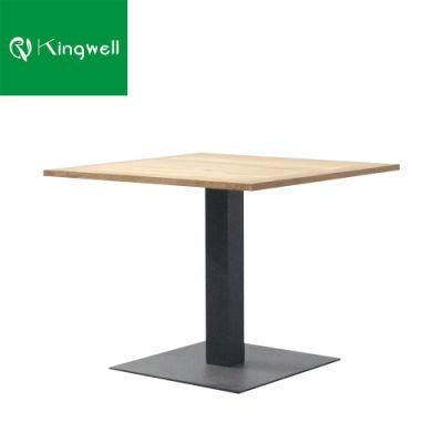 Modern Design Dining Table Wholesale Outdoor Furniture Aluminum Restaurant Table