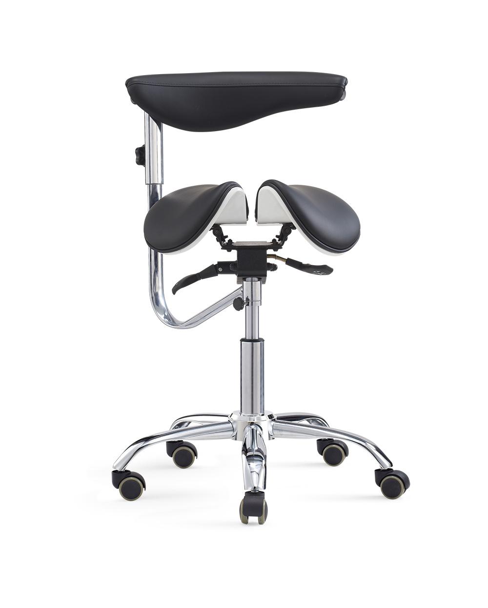 Split Ergonomic Saddle Seat Adjustable Tilt Office Chair Smart Stool