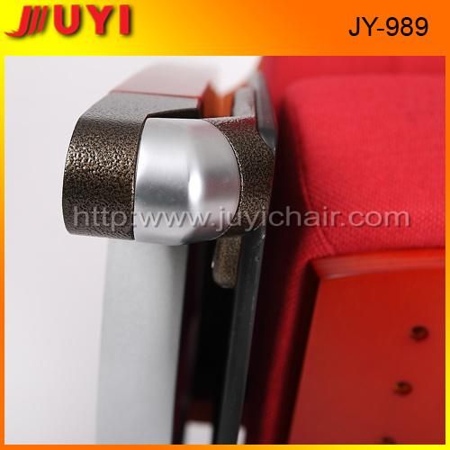 Jy-989 Factory Price Steel Leg Armrest Chair with Pads Hall Chair Public Furniture