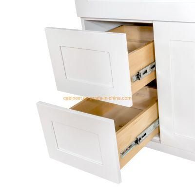Solid Wood MDF Modular Kitchen Cabinets Factory Custom Make for Builder