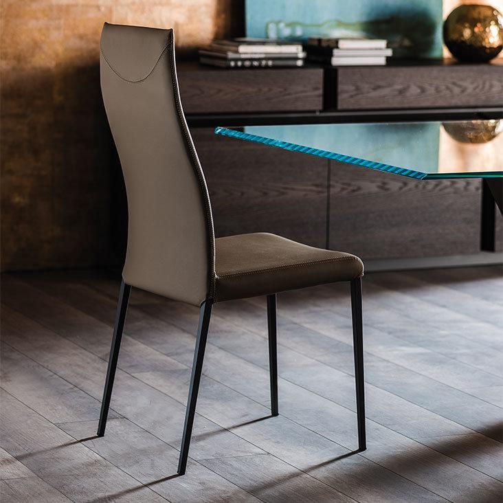CFC-05 Arm Chair/Microfiber Leather//High Density Sponge//Metal Base/Italian Sample Furniture in Home and Hotel