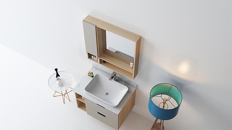 European Style Italian Basin Cabinet Solid Wood Bathroom Vanity Top