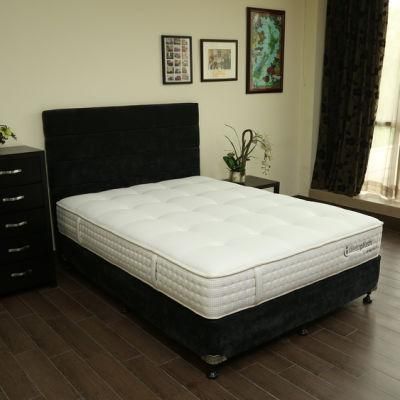 Hand Tufted Bed Mattress Modern and Simple Design Queen Size Pocket Spring Mattress with Memory Foam and Latex