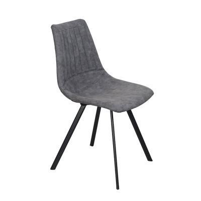 High Quality Wear-Resistant Stable Modern Luxury Dining Chairs with Metal Legs