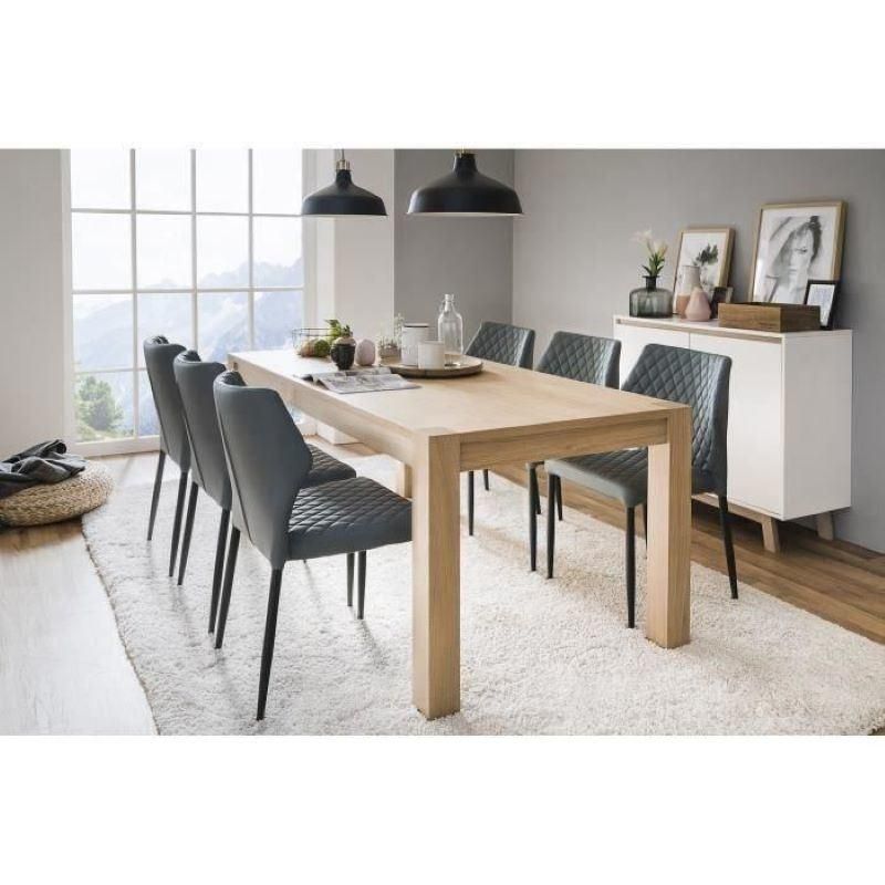 Rectangular High Quality Simple Modern Wood Dining Table Furniture for Dining Room
