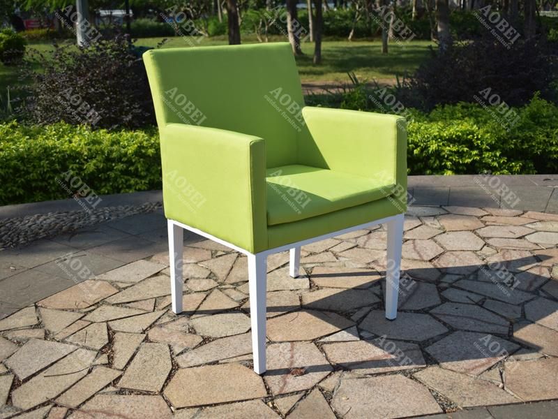 Contemporary Outdoor Garden Patio Balcony Hotel Villa Resort Colorful Leisure Fabric Chair Set Furniture
