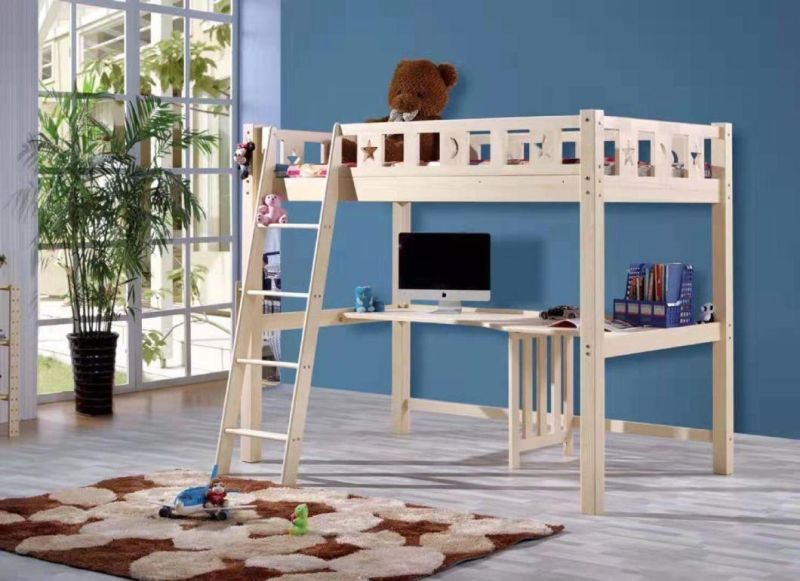 Multifunctional Toddler Bed Bunkbeds Solid Wood Bunk Bed Kids Twin Kids Furniture Bedroom Ladder Wood Convertible Bunkbeds