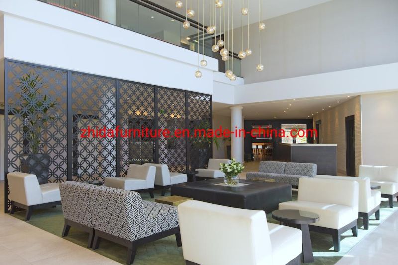 5 Star Hotel Lobby Upholstery Fabric Sofa Living Room Furniture