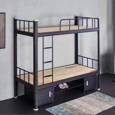 Metal Parts Frame Double Dormitory Steel Bunk Bed Furniture