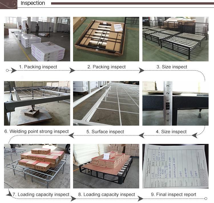 Home Furniture Steel Metal Bunk Concise Double Decker Iron 2 Floor High Grade Layer Queen Frame Bed