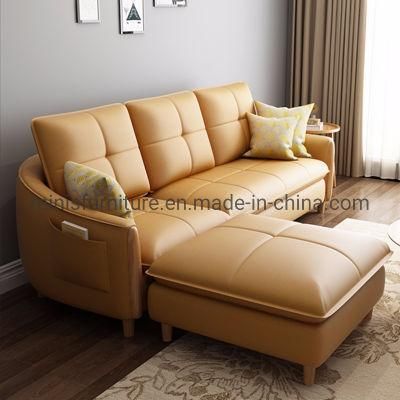 (MN-SF013) Chinese Modern Leather Home Furniture Sofa for Living Room