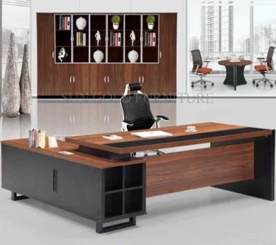 (SZ-OD318) Big Size CEO Table High Quality Executive with Vice Cabinet Serie Office Desk