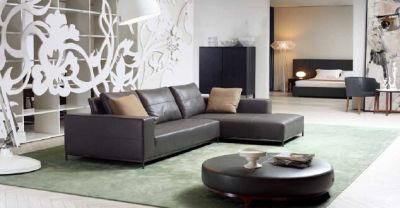 Modern Style Corner Genuine Leather Sofa