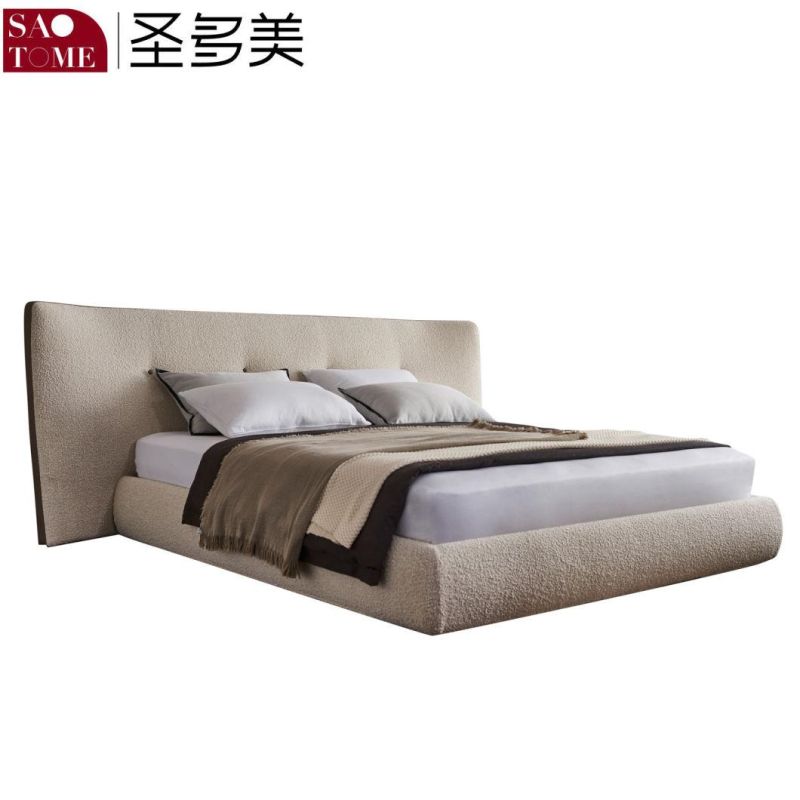 Double Modern Top Seller Home Furniture Hotel Bedroom Simple Bed