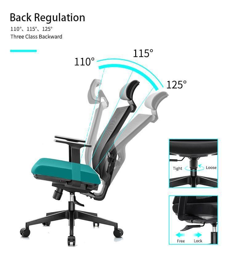 Ergonomic Beauty Home Swivel Visitor Study Modern Computer Executive Conference Game Revolving Reception Cheap Leather High Back Mesh Office Chair Furniture