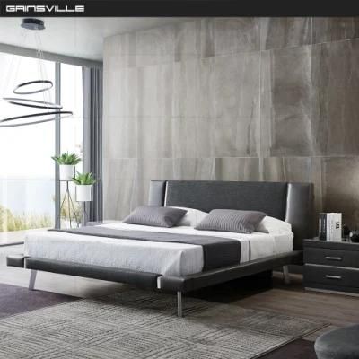 Foshan Factory Modern Bedroom Furniture Beds King Bed Leather Fabric Beds Gc1805
