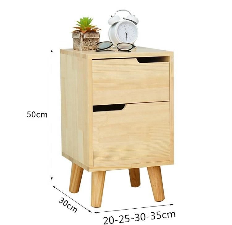 Home Furniture Living Room Cabinet Nordic Solid Wood Drawer Bedside Table Modern Furniture Bedroom Small Cabinet