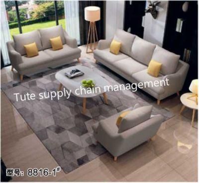 Modern Cotton Linen Fabric Combination Living Room Furniture Sofa