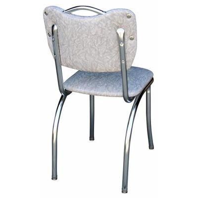Factory Wholesale Dining Room Furniture High Quality Stainless Steel Leg Modern Design Dark Gray Fabric Dining Chair