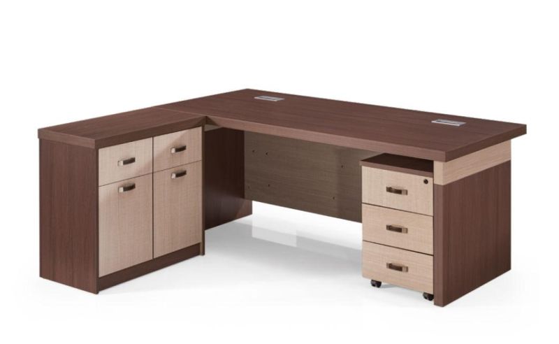 Hot Sale Classic Design L Shaped Computer Desk MDF Modern Executive Office Desk