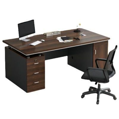 Ergonomic Wooden Secretary General Manager Desk Office Table